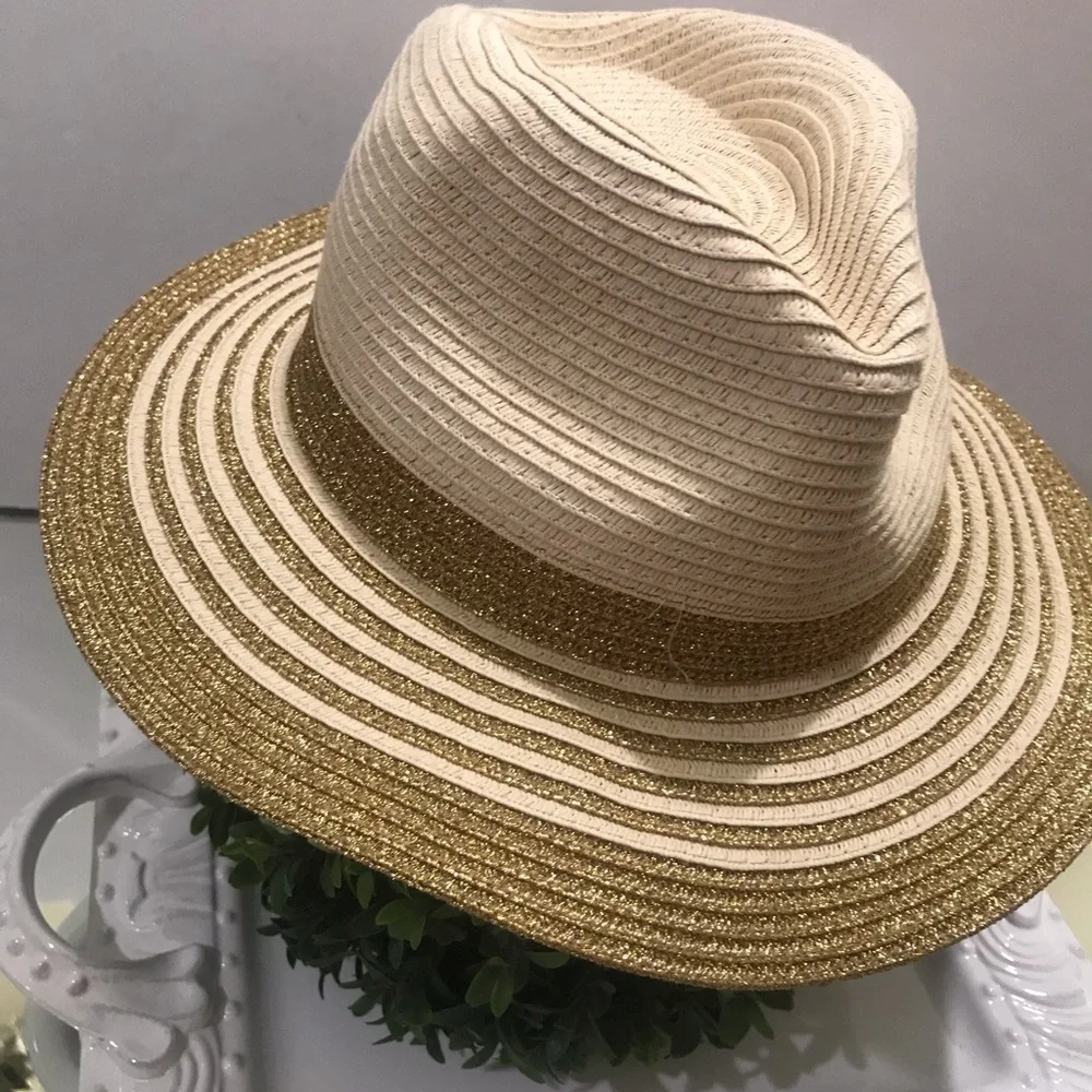 C&C California Gold straw hat NWT